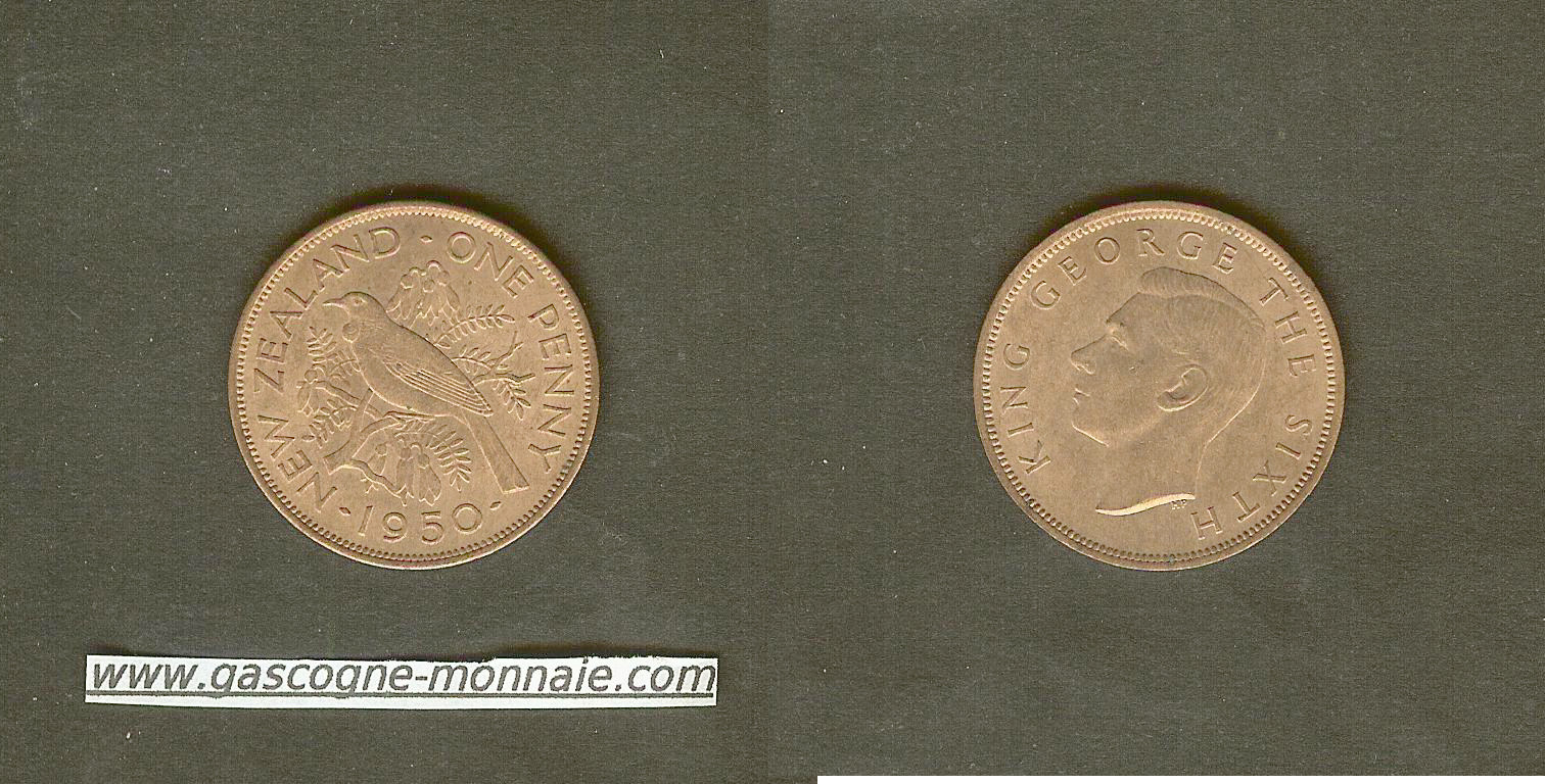 New Zealand penny 1950 Unc